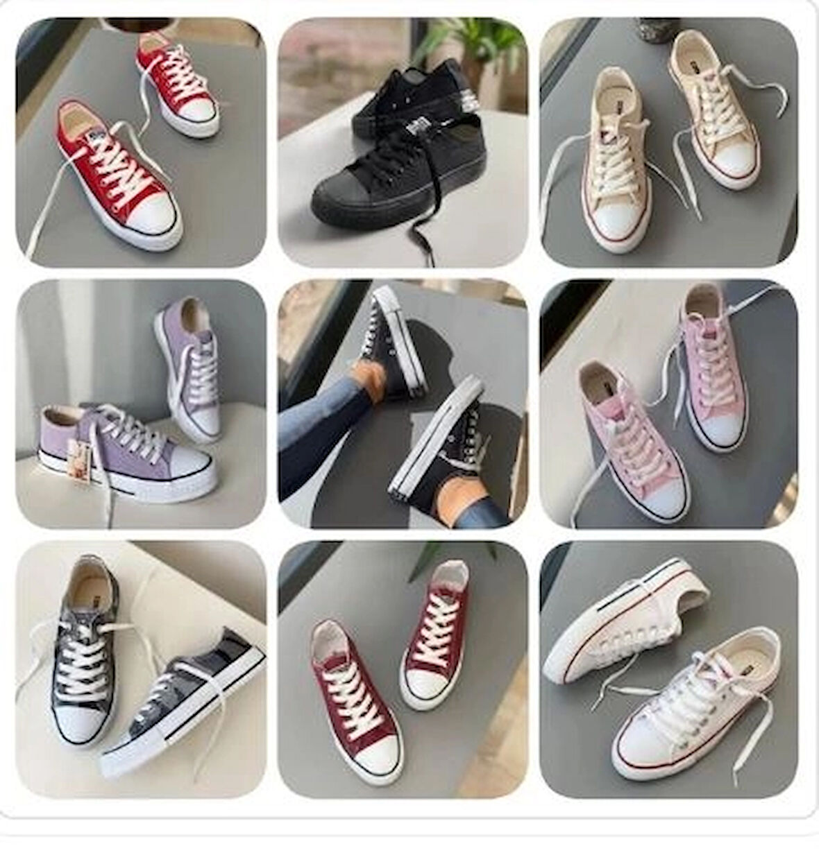 Mergenshoes Unisex Beyaz Spor Ayakkabı