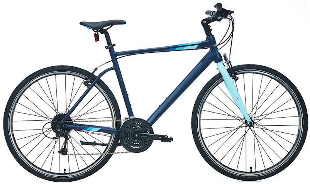 Carraro Sportive 327 28 V Şehir Bisikleti (Mat Antrasit Gümüş Mavi)