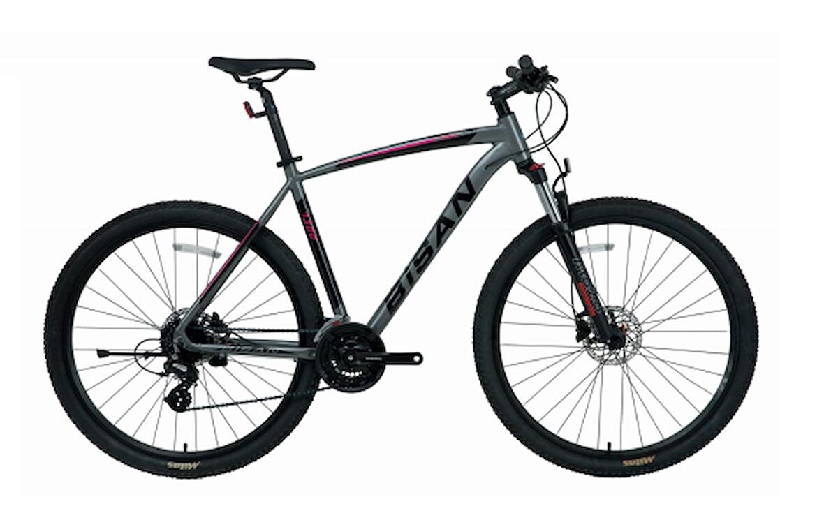 Bisan Mtx 7300 27.5 Jant Hd Dağ Bisikleti (Mat Gri-Mavi)