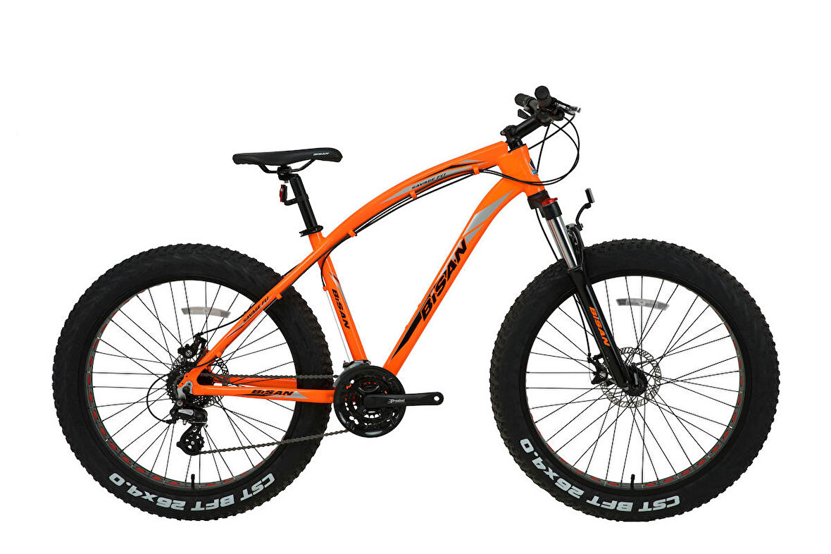 Bisan Savage Ft1 Fatbike Altus (Turuncu-Siyah)
