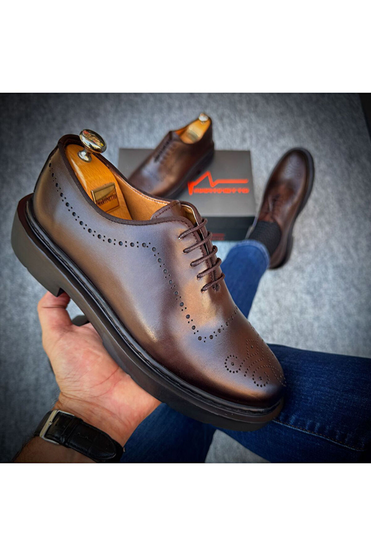 HAKİKİ DERİ ERKEK AYAKKABI EVA TABAN KLASİK VE GÜNLÜK KOMBİN UYUMLU 18081859