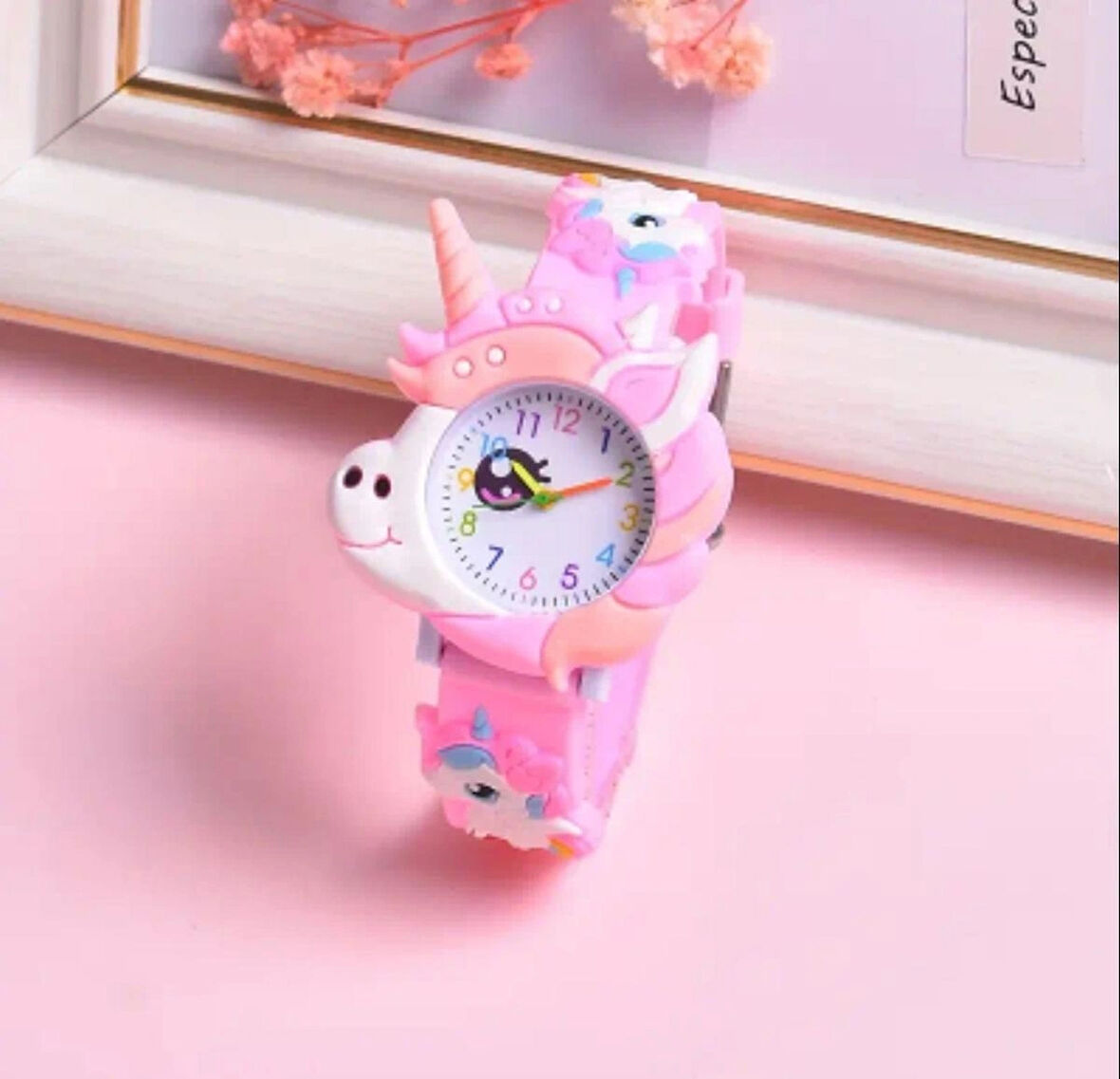 "Midilli Figürlü Çocuk Kol Saati – Silikon Kayışlı Eğlenceli Saat Modeli"
