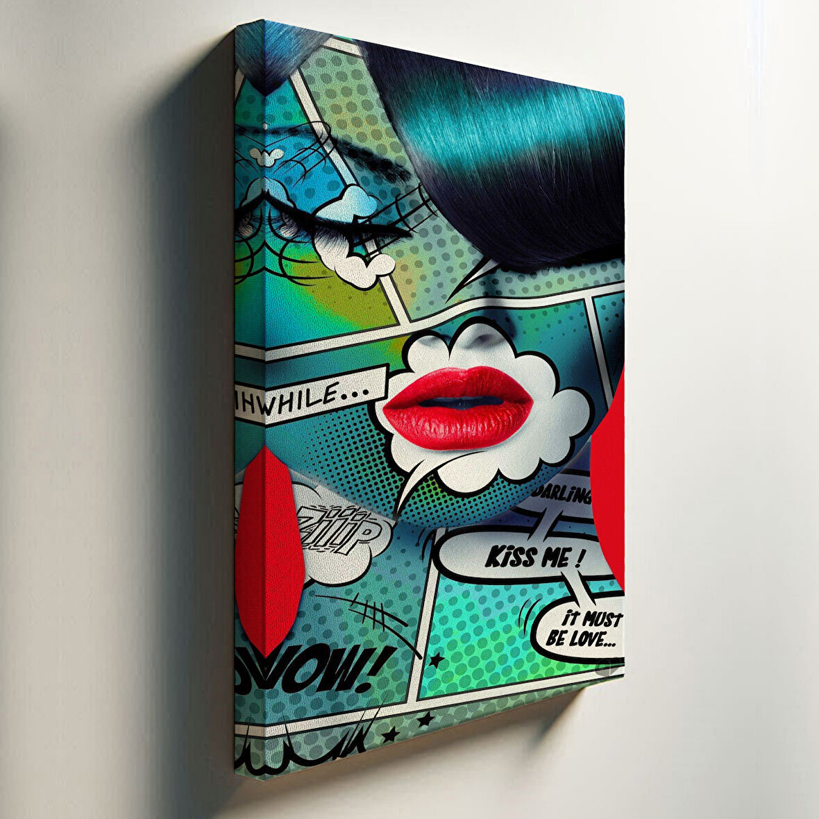 Pop Art Temalı, Modern Tablo-TBL909