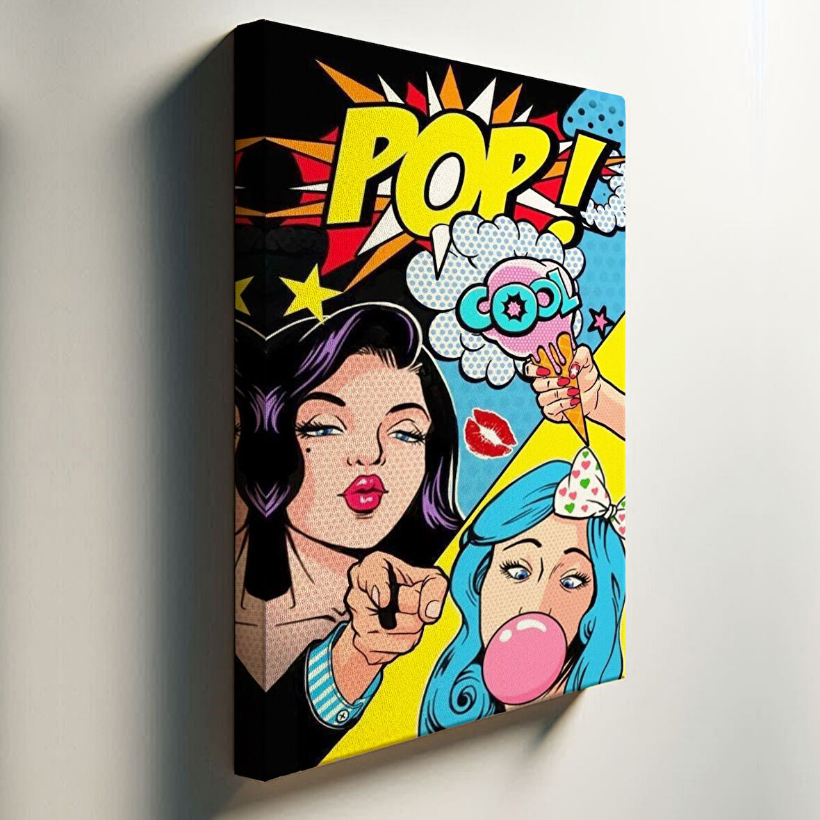 Pop Art Temalı, Modern Tablo-TBL932