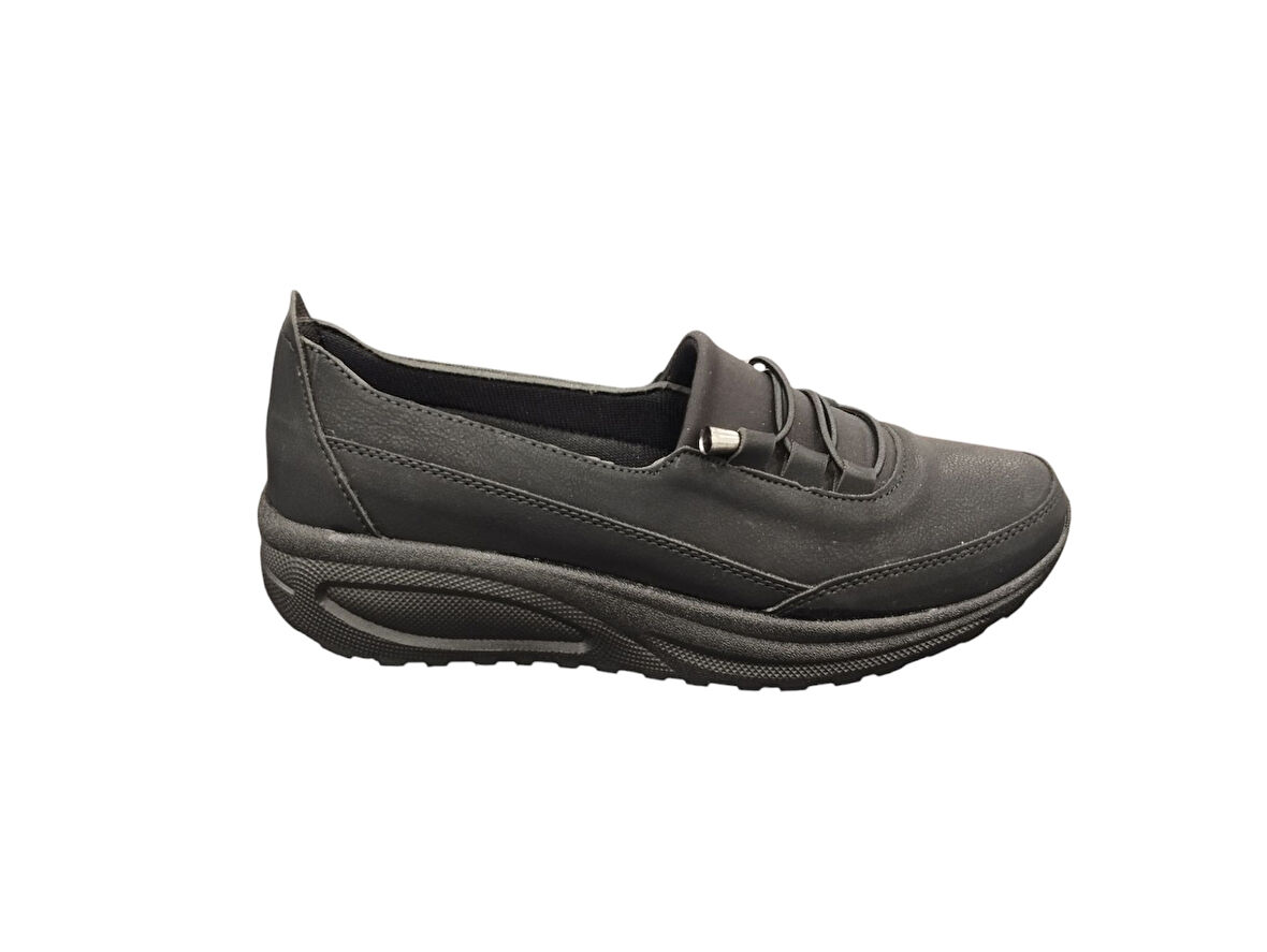 Merry Pace 769301Z Ortopedik Lastik Bağcıklı Konforlu Taban Kadın Anne Yürüyüş Ayakkabı