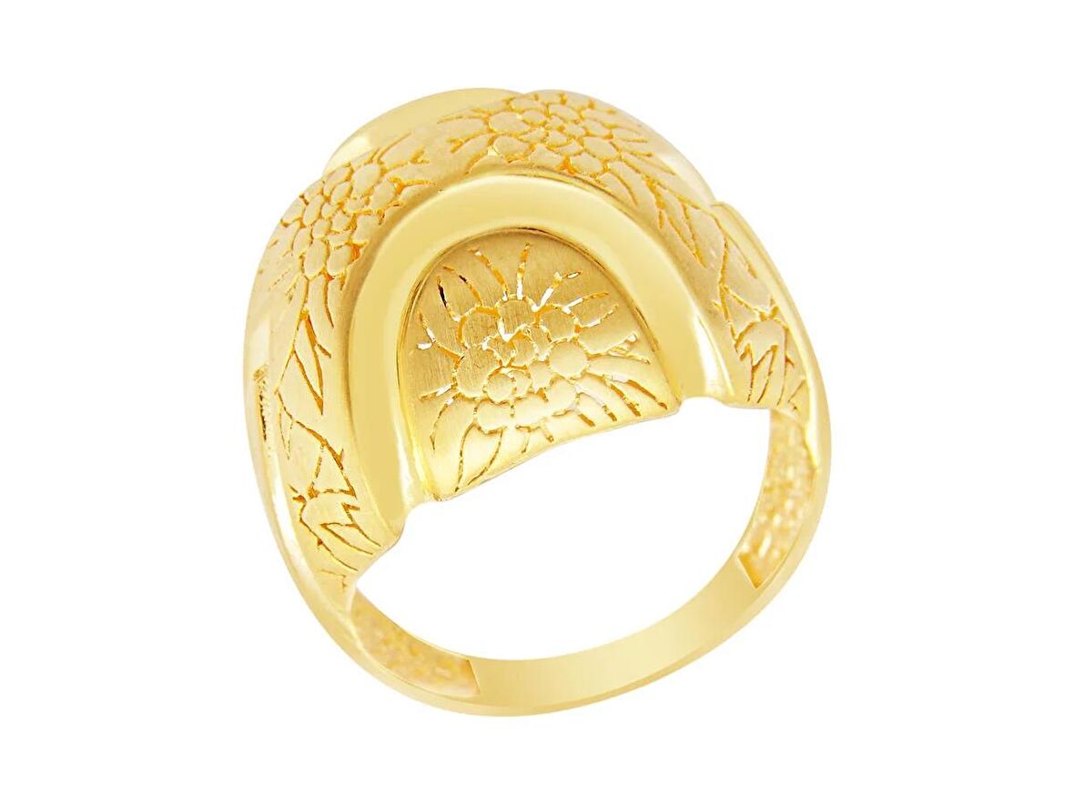 22 Ayar Rose Altın Trend Yüzük