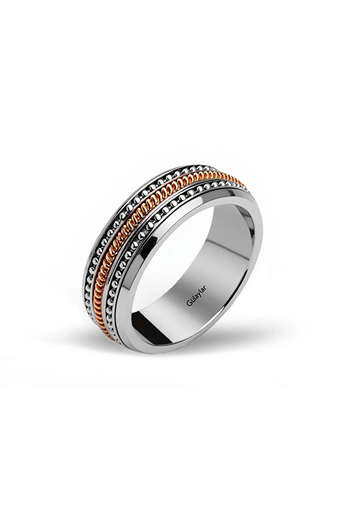 Amore Koleksiyonu Erkek Bijuteri Modern Alyans