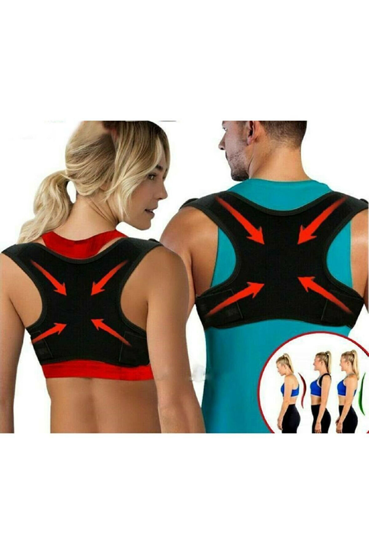 Medikal Ortopedik Dik Duruş Korsesi Dik Duruş Durma Aparatı Kamburluk Önleyici