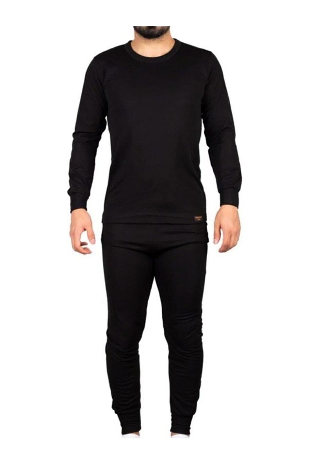 Unisex Siyah Alt Üst Takım Termal Içlik bere hediyeli
