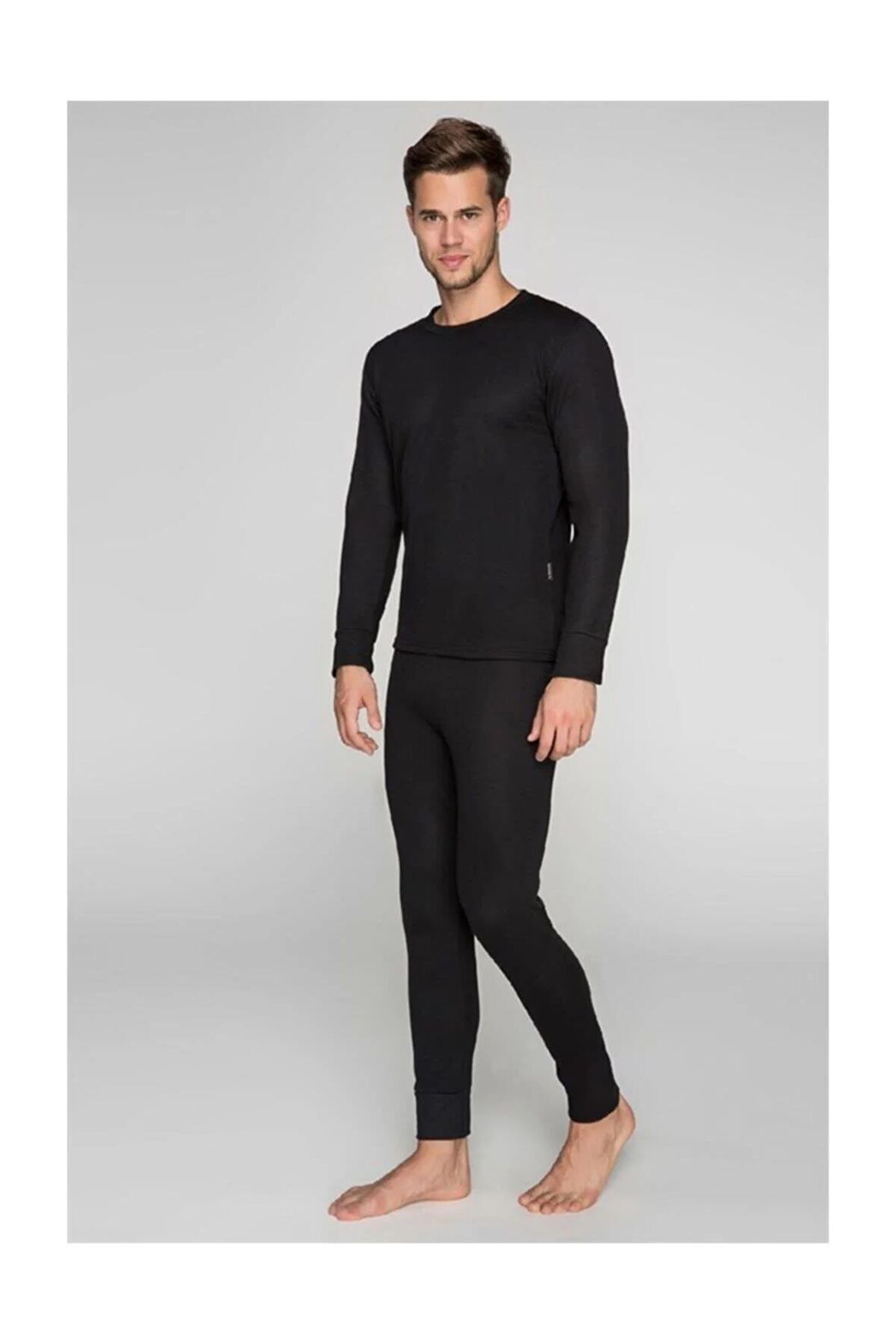 Unisex -20 Derece Siyah Termal İçlik Takım