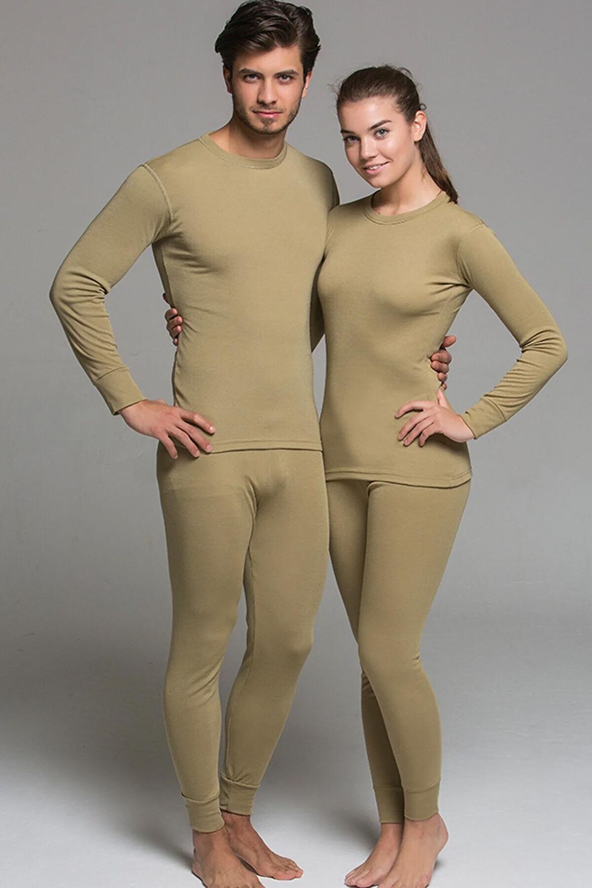 Yetişkin Unisex SOĞUK Havalar İçin İdeal Termal Takım