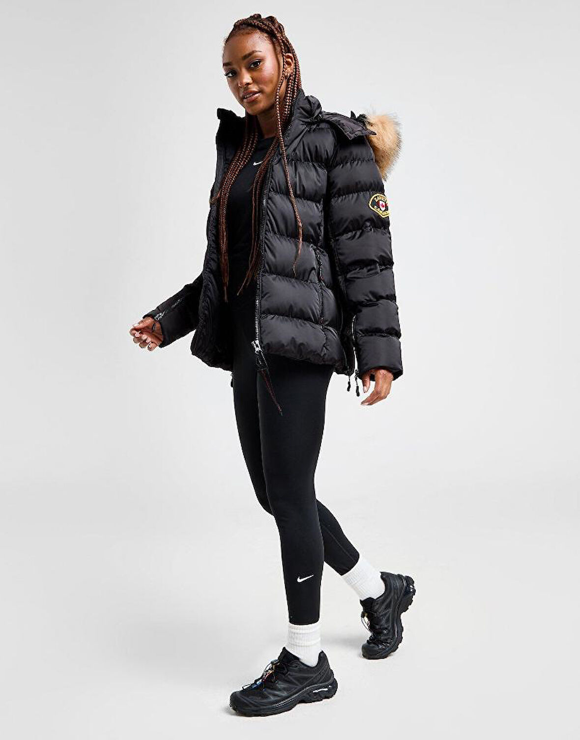 W One Dri-FIT Hr Tght Siyah Kadın Tayt