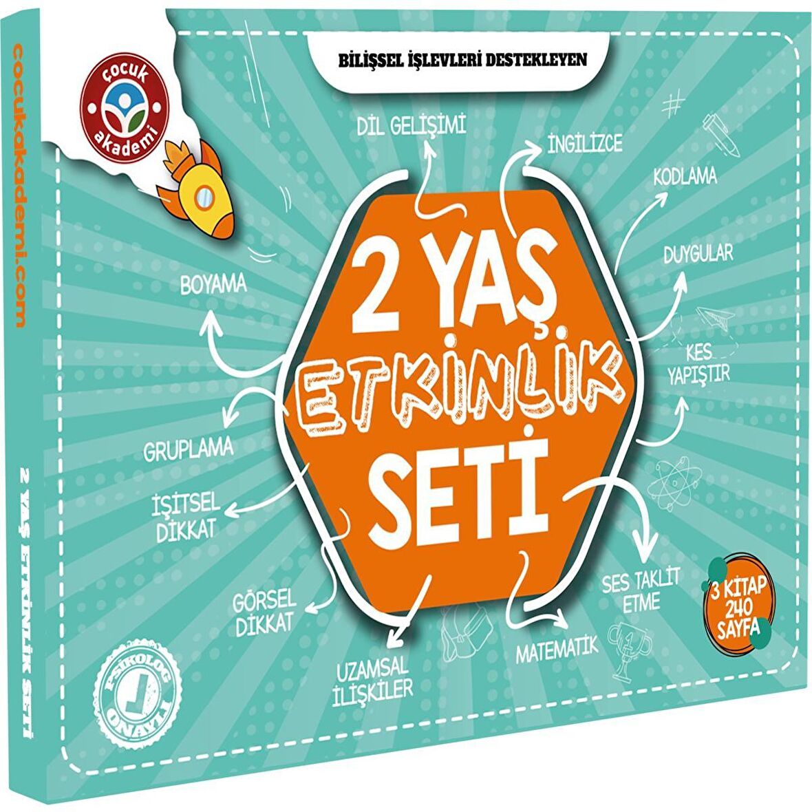 Çocuk Akademi 2 Yaş Etkinlik Seti