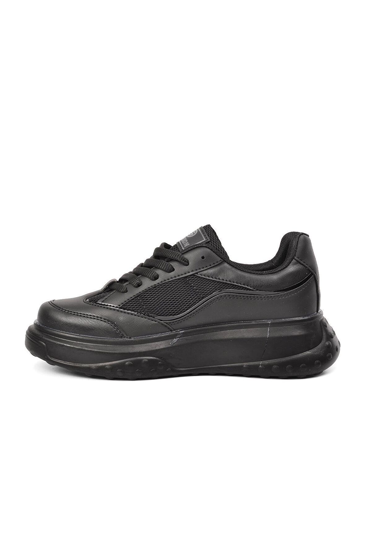 Stepica 417 Siyah Kalın Taban Kadın Sneaker