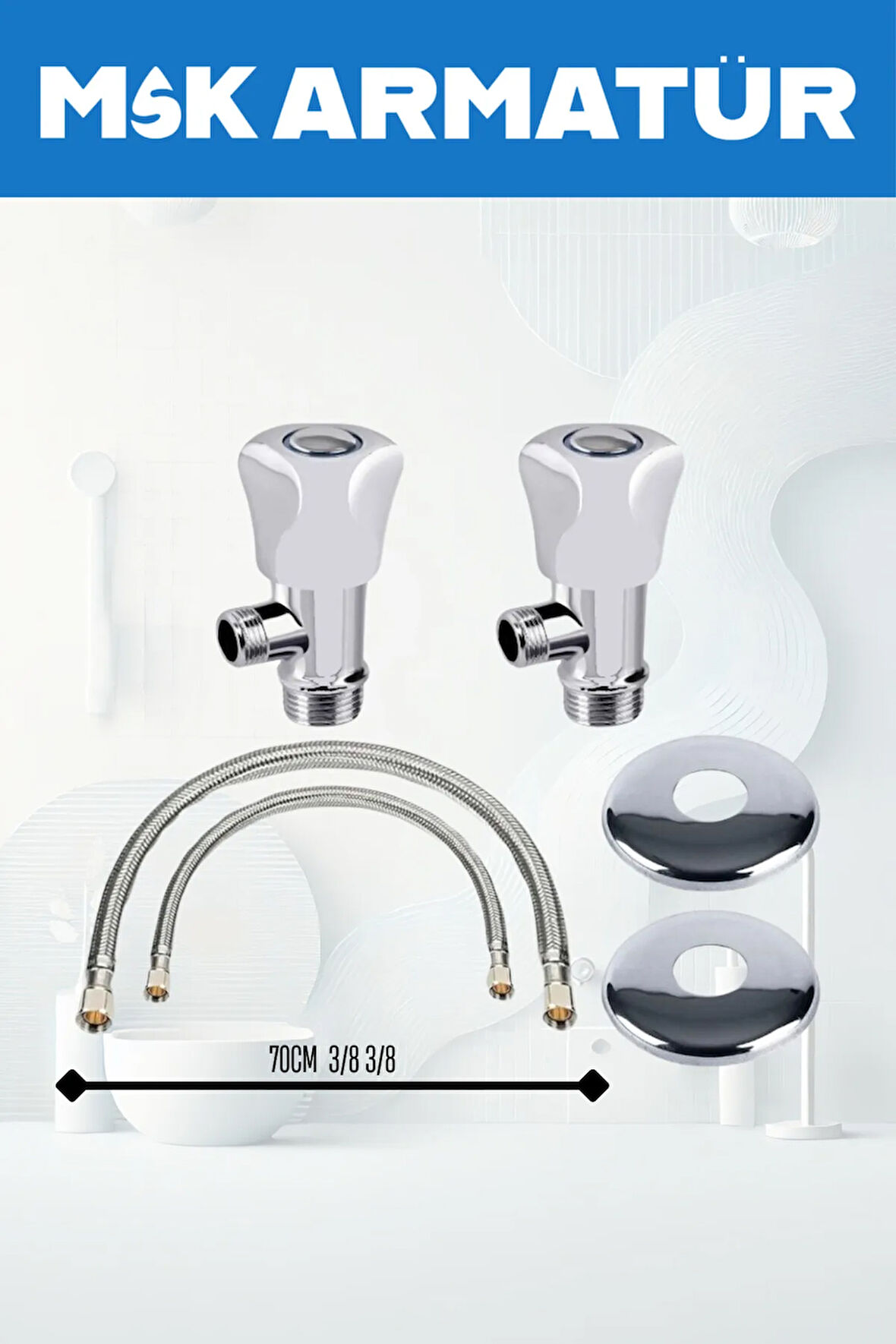 KROM VOLONLU TAHARET MUSLUĞU FLEX SET