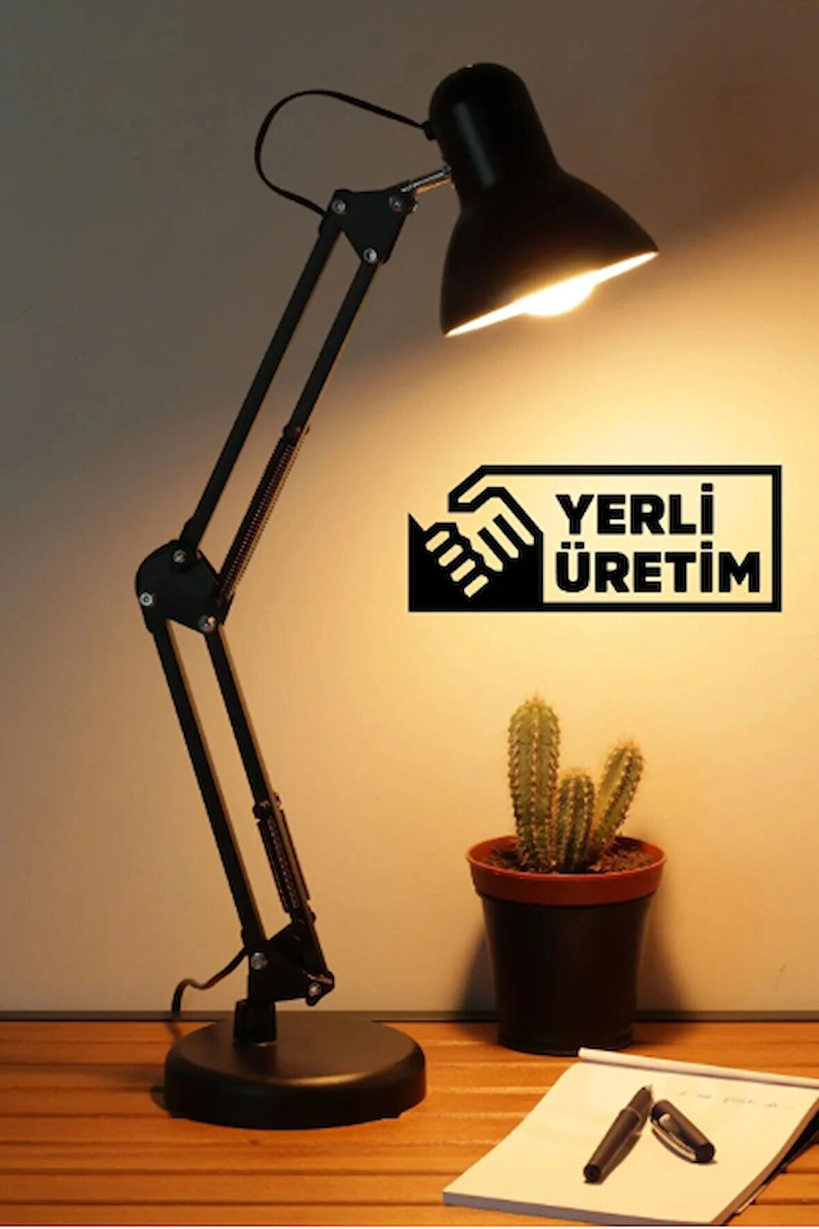 Masa Lambası Akrobat Yaylı Metal 360° Açılı Ayarlanabilir Hareketli Çalışma Masası Lambası