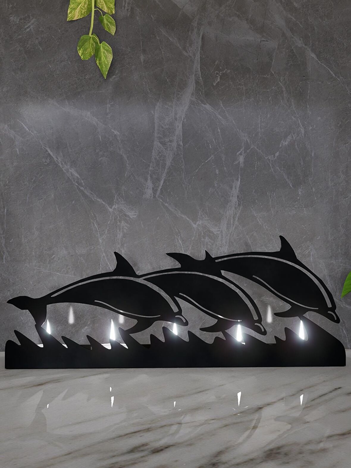 M&C Concept Yunus 5'li Metal Mumluk - Siyah
