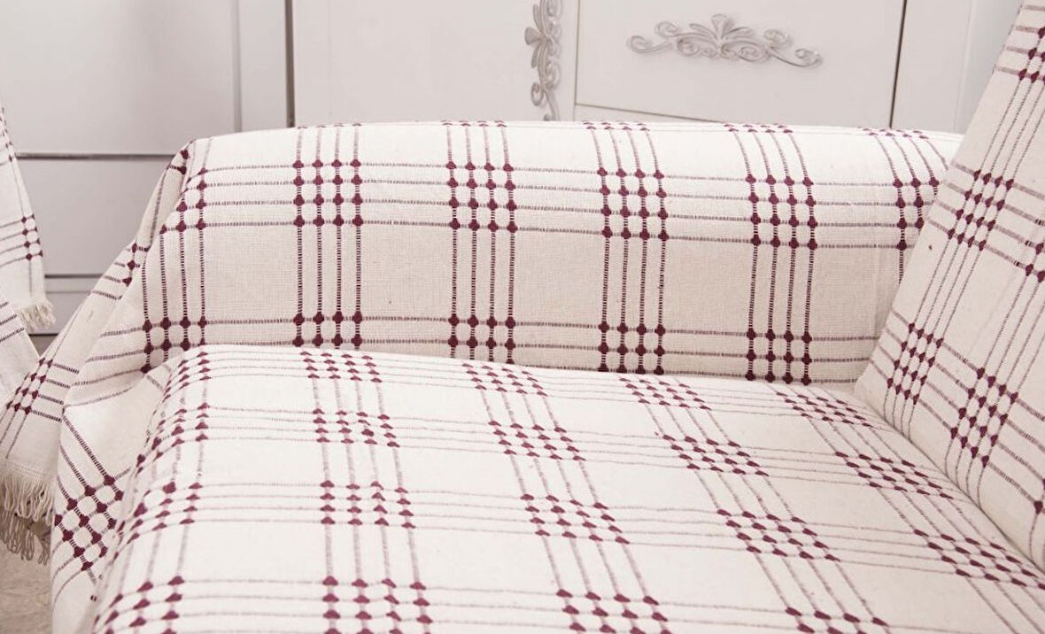 Buldan Pamuklu Maxi Koltuk-Çekyat Örtüsü (180x300)