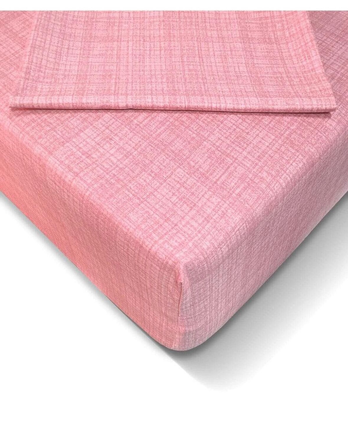 Özlü Fitted Lastikli Çift Kişilik Çarşaf Seti (160x200)-Pudra