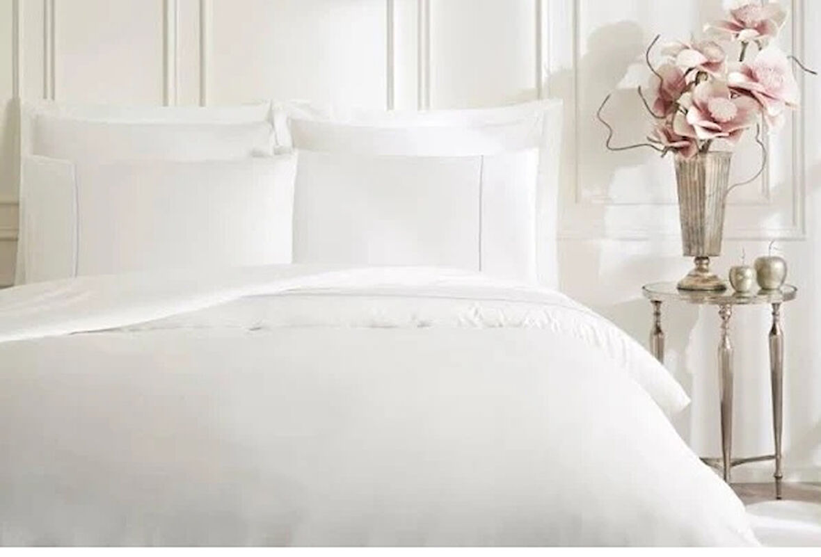 Özdilek Ranforce Çift Kişilik Nevresim Takımı Tencel Lucent Beyaz