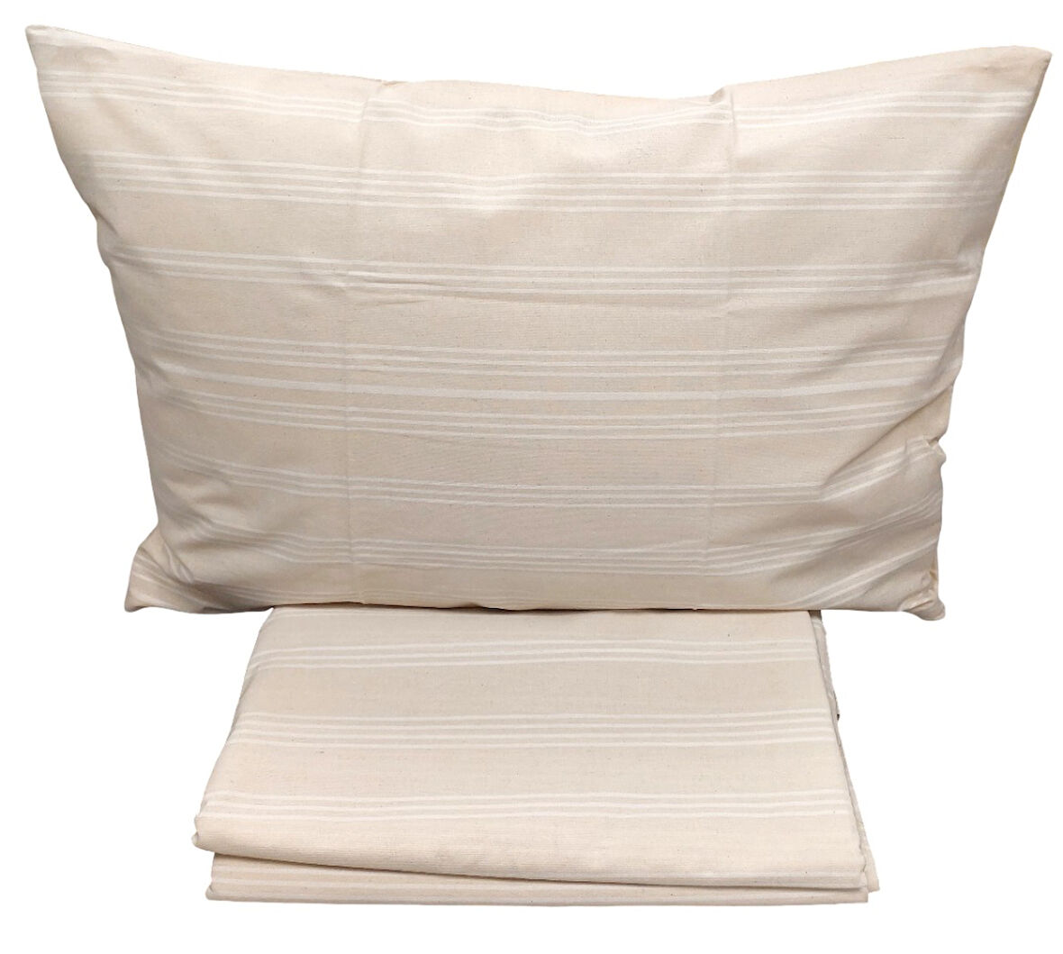 Buldan Naturel Tek Kişilik Pamuklu Dokuma Çarşaf Seti