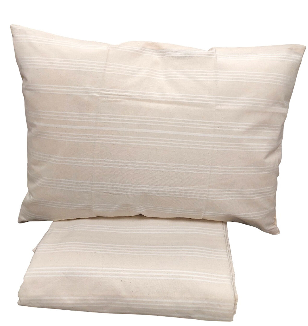 Buldan İşi Naturel Pamuklu Tek Kişilik Nevresim Takımı