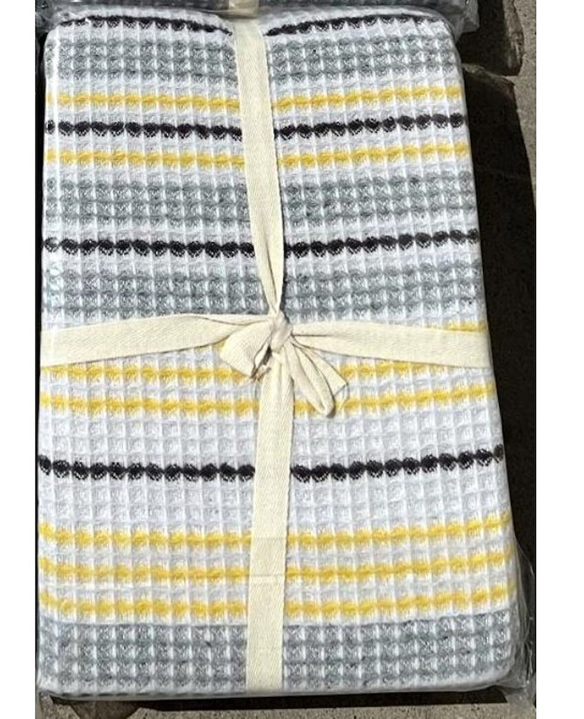 Livdora Serena Pamuklu Battaniye (190x230) - Hardal