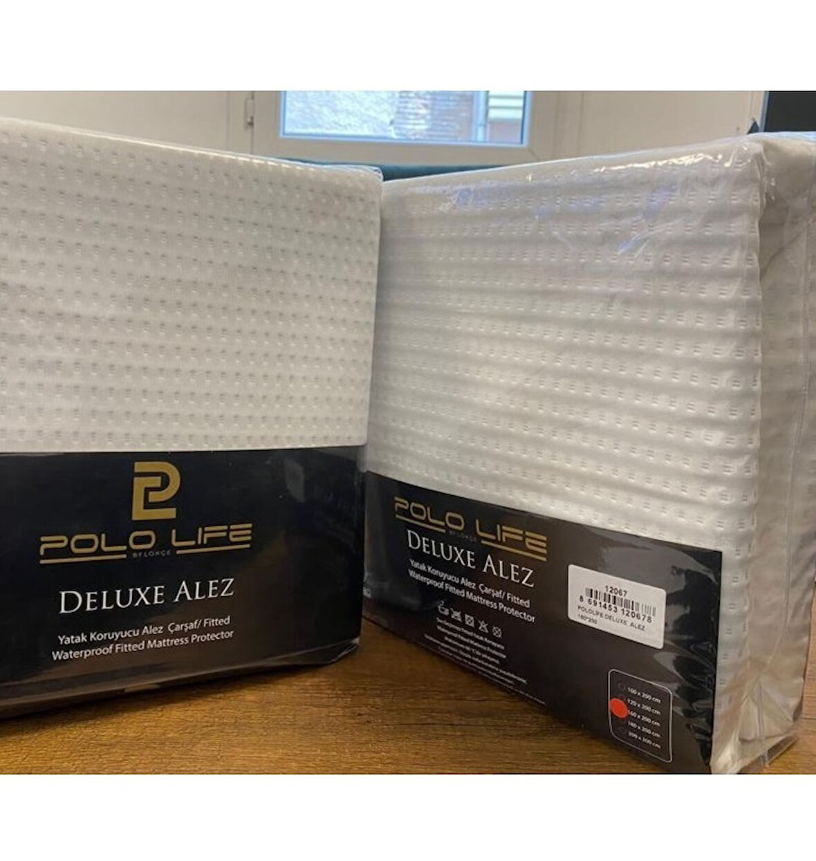 Polo Life Jakarlı Örme Kumaş Delux Full Lastikli Sıvı Geçirmez Çift Kişilik Alez (160x200)