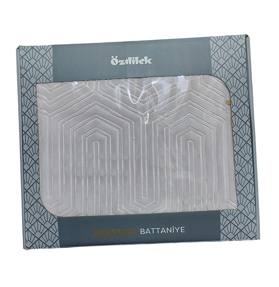 Özdilek Prestige Kalın Embos Çift Kişilik Battaniye (220x240)-Kristal Gri Yeni