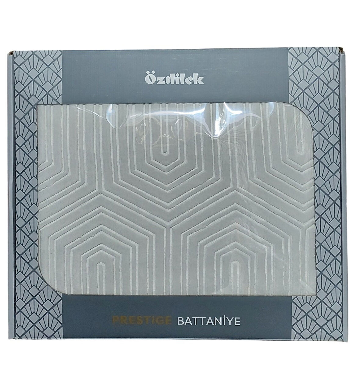 Özdilek Prestige Kalın Embos Çift Kişilik Battaniye (220x240)-Gri Yeni