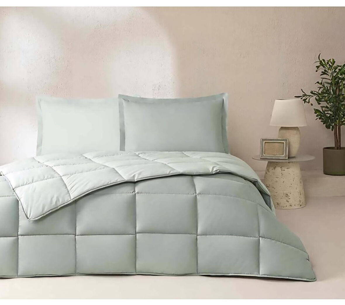 Özdilek %100 Pamuk (Çarşafı Lastikli) Tek Kişilik Yatak Seti-Colourist Çağla Nil