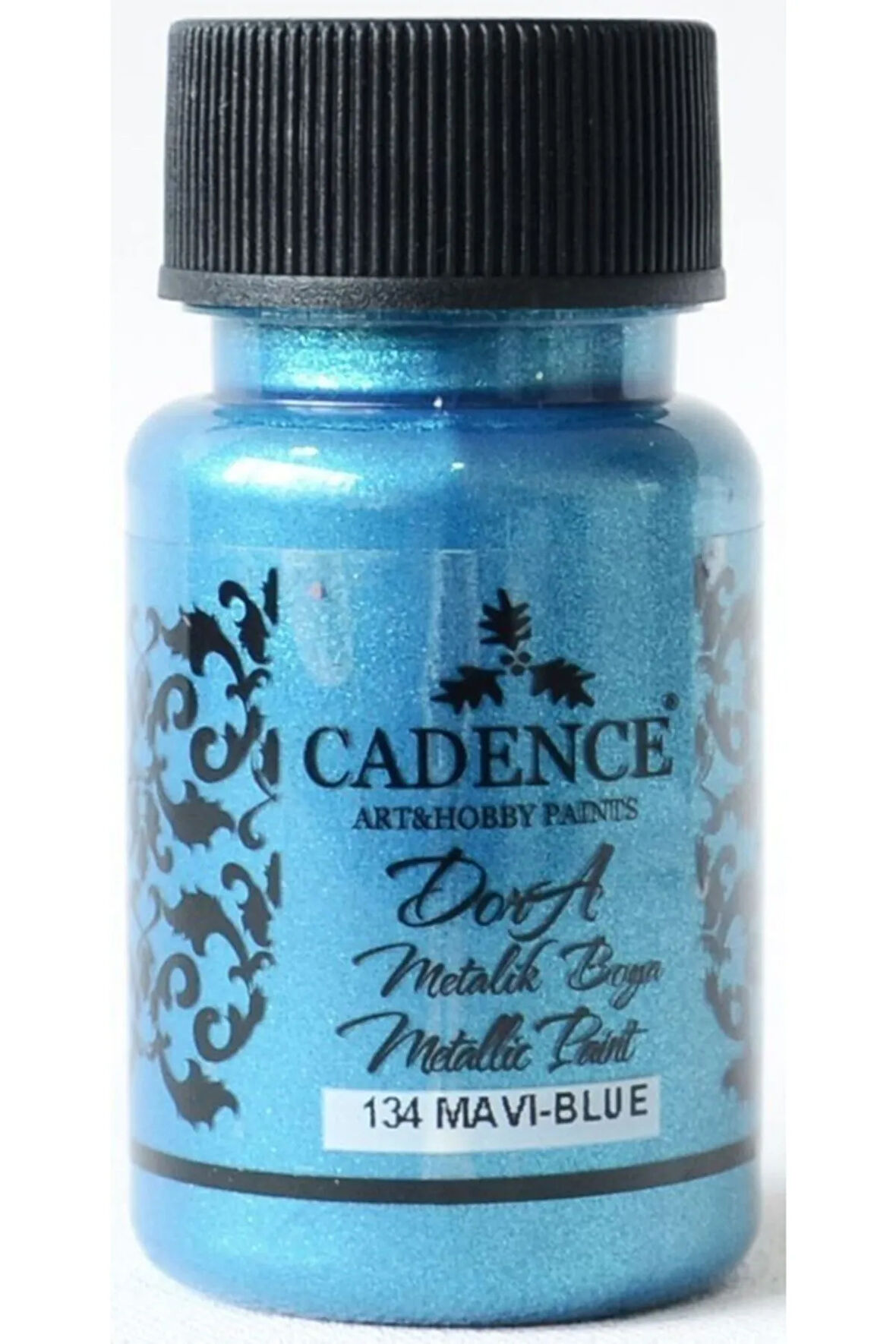 Dora Metalik Boya 50ml - 134 Dora Mavi