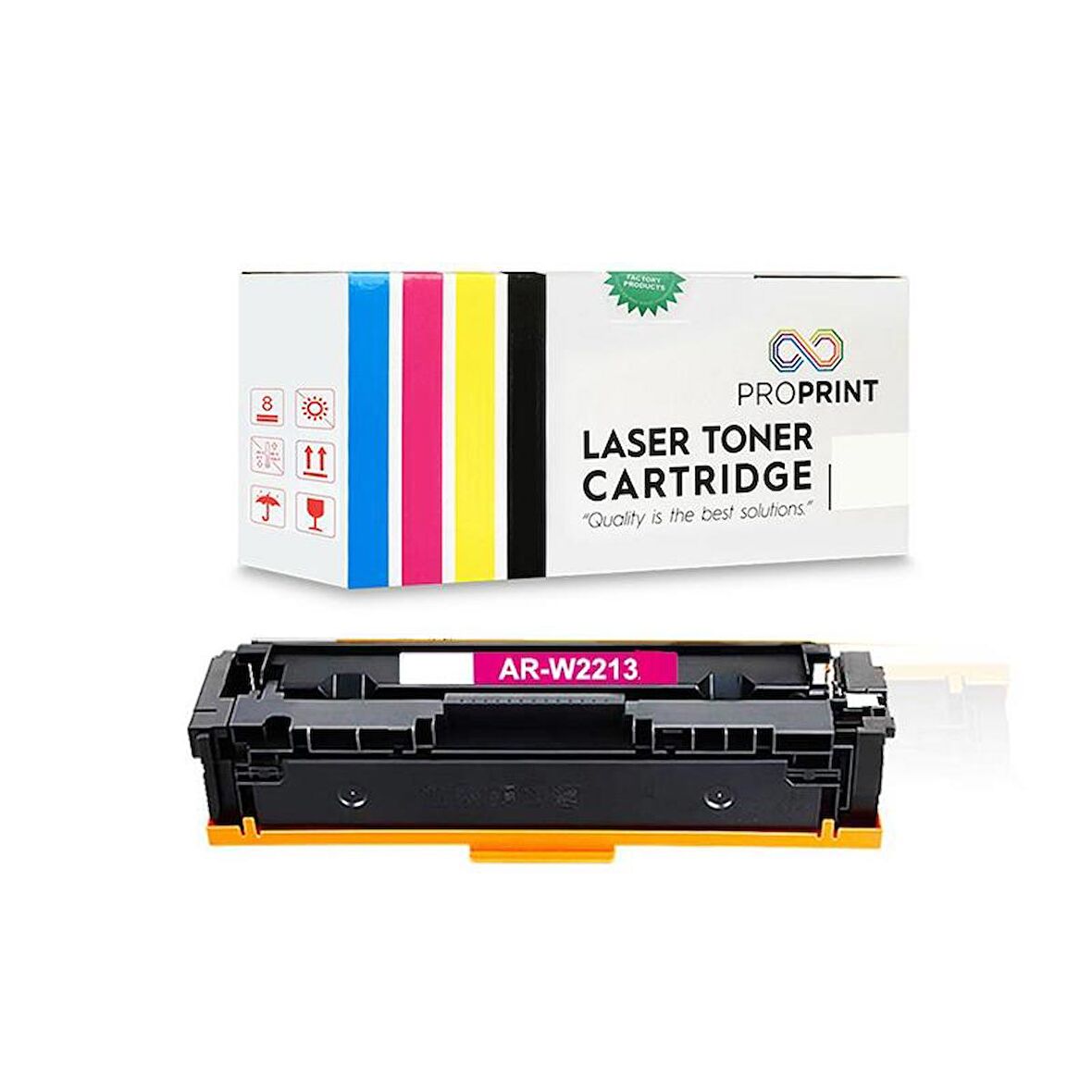 HP 207X-W2213X 2.450 Sayfa Çipsiz Kırmızı Muadil Toner-M255nw