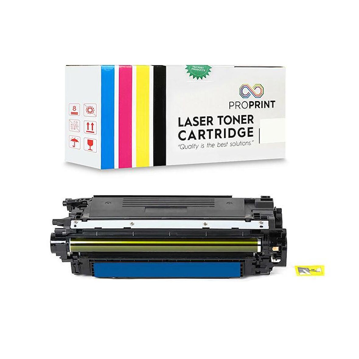 Proprint HP 654A CF331A Mavi Muadil Toner 15000 Sayfa M651dn