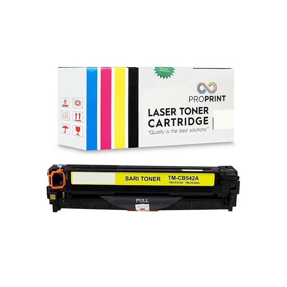Proprint Canon CRG731 Sarı Muadil Toner 1500 Sayfa MF624cdt