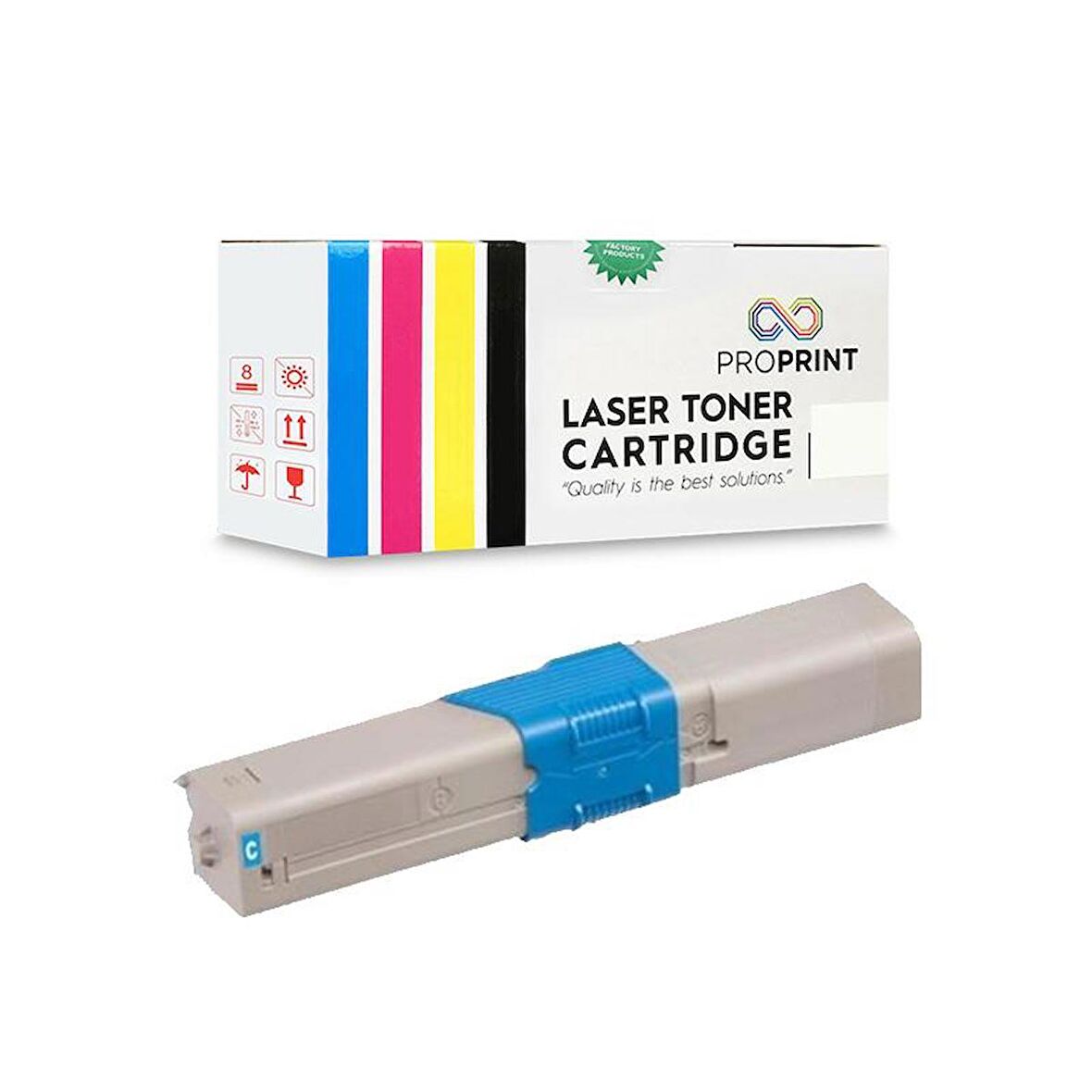 Proprint Oki C301 44973543 Mavi Muadil Toner 1500 Sayfa MC342Dw