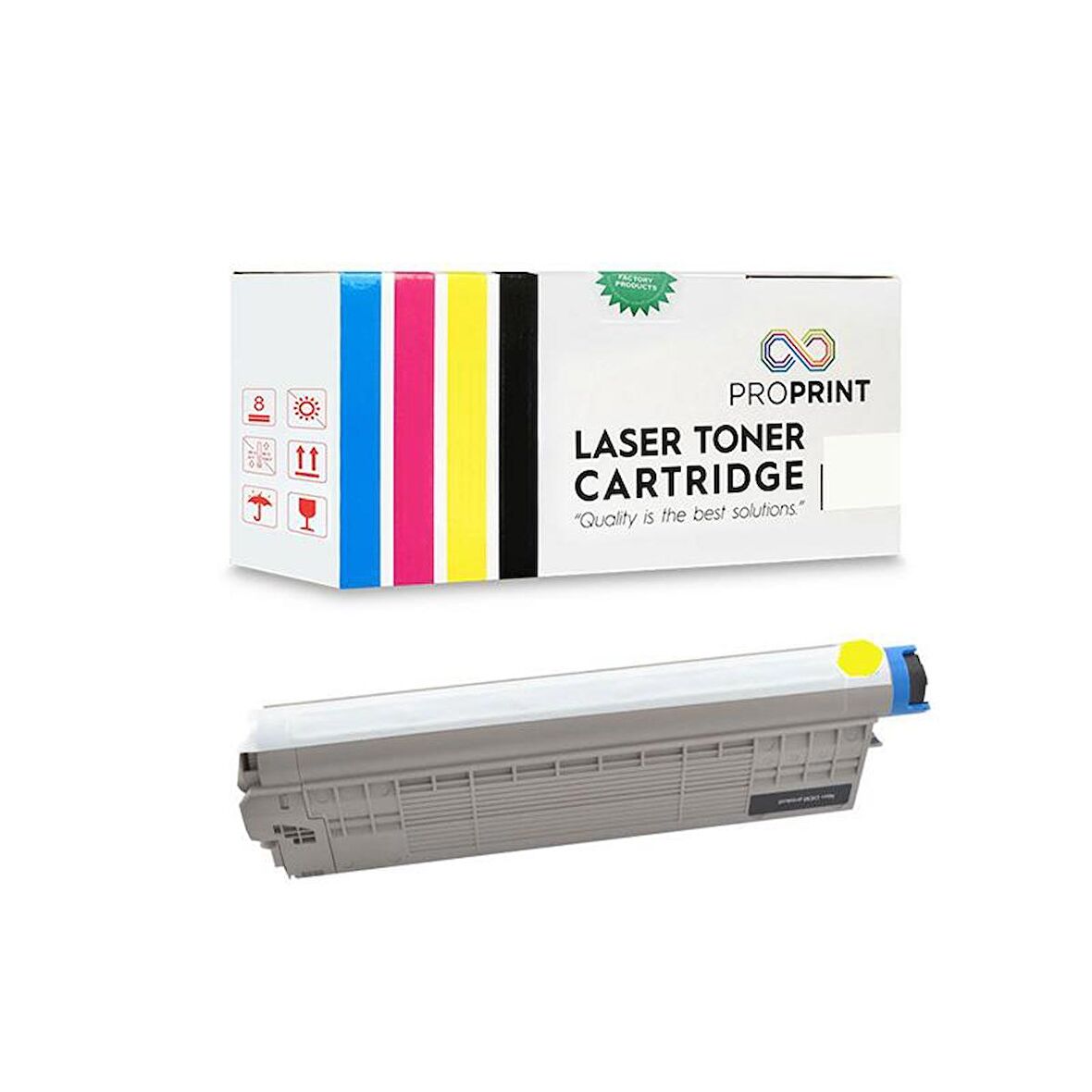 Proprint Oki C822 44844625 Sarı Muadil Toner 7300 Sayfa C822N