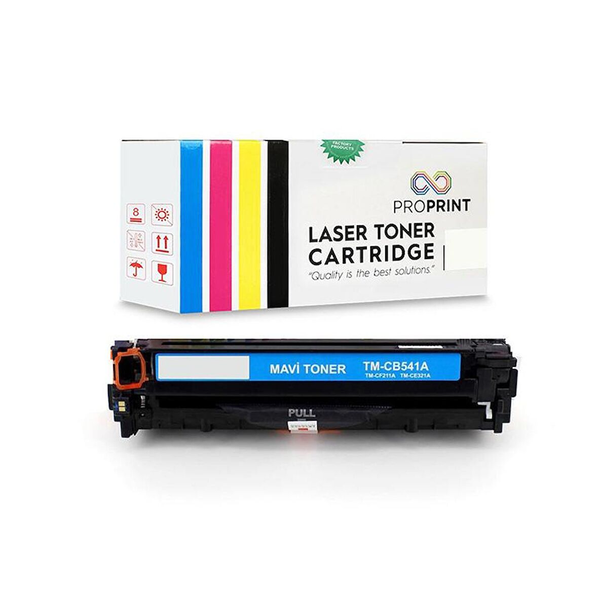 Proprint HP 125A Muadil Toner Seti 4 Renk CMYK CP1510