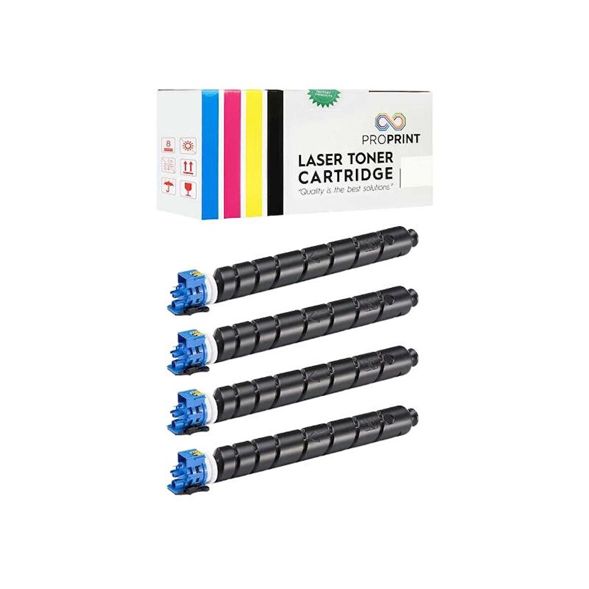 Proprint Triumph Adler 2508 2508Cİ CK8530 Muadil Toner Seti CMYK 12000 Sayfa