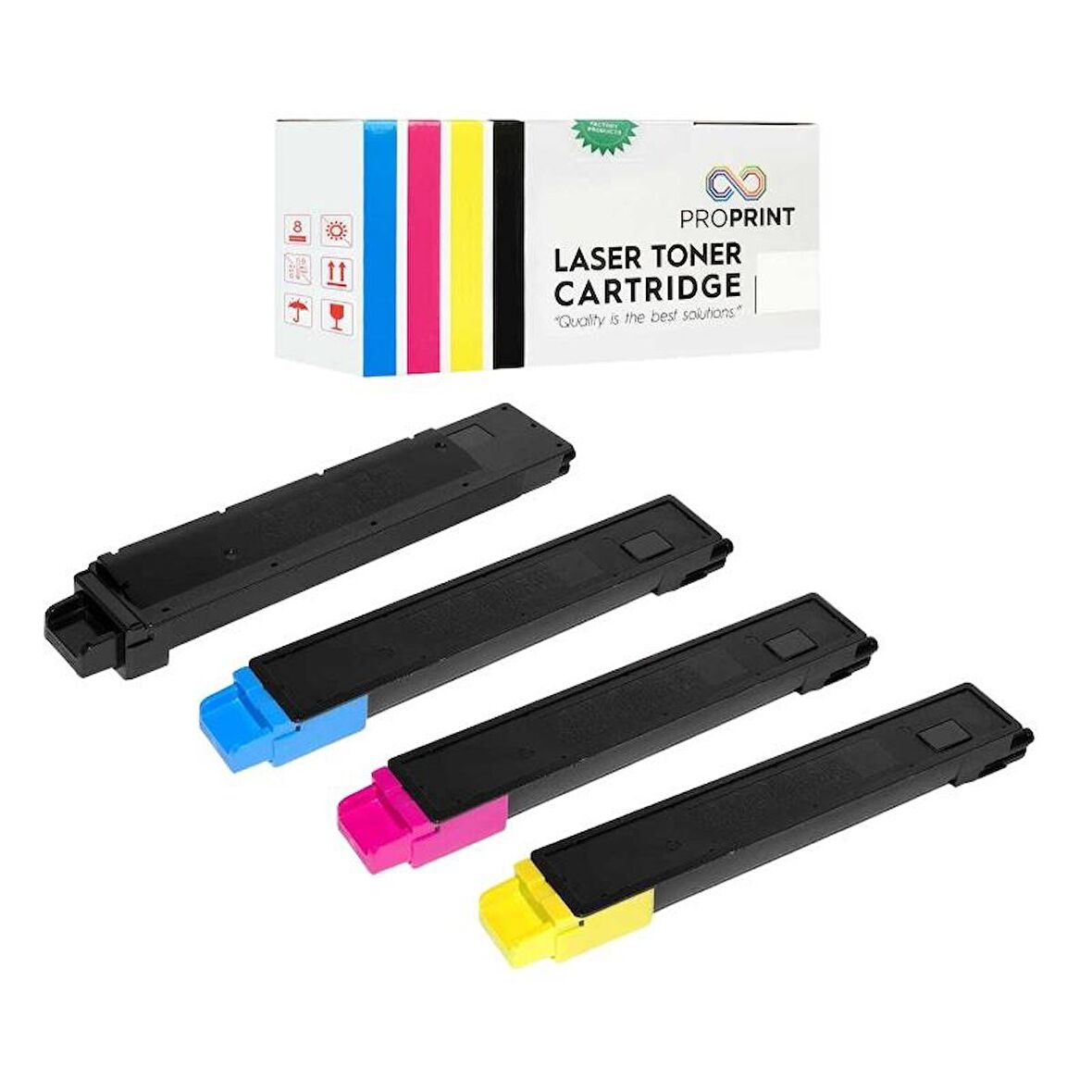 Proprint Triumph Adler 2500 2500Cİ CK8510 Muadil Toner Seti CMYK 12000 Sayfa