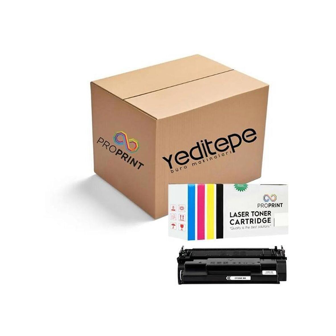 Proprint HP 26X-CF226X M402D M402DN M402DNE Siyah Muadil Toner 10 Adet 9000 Sayfa