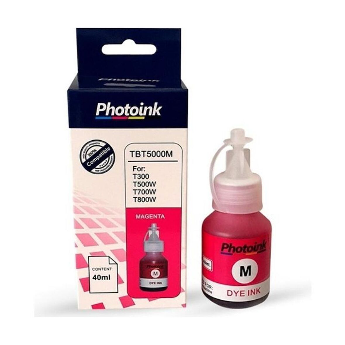 Proprint Brother Photoİnk T300 T500 Serisi DCP-T220 DCP-T300 DCP-T310 DCT-T420W Kırmızı Muadil Mürekkep 5000 Sayfa