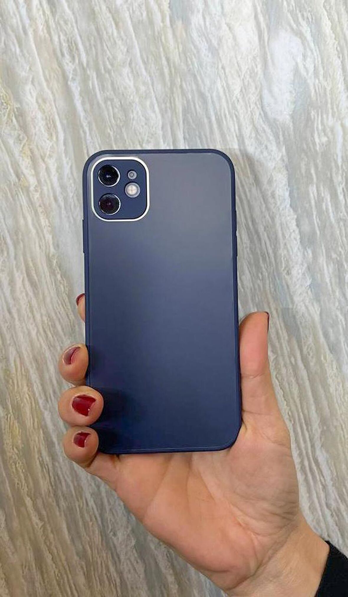 İphone 13 Pro Max Mat Cam Elektro Kamera Korumalı Kılıf