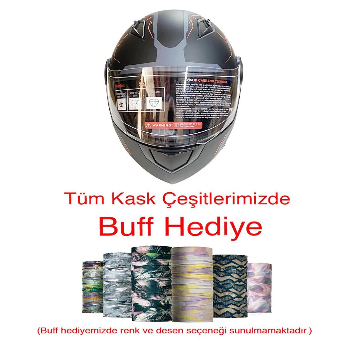 ÇENE AÇILIR KASK F3