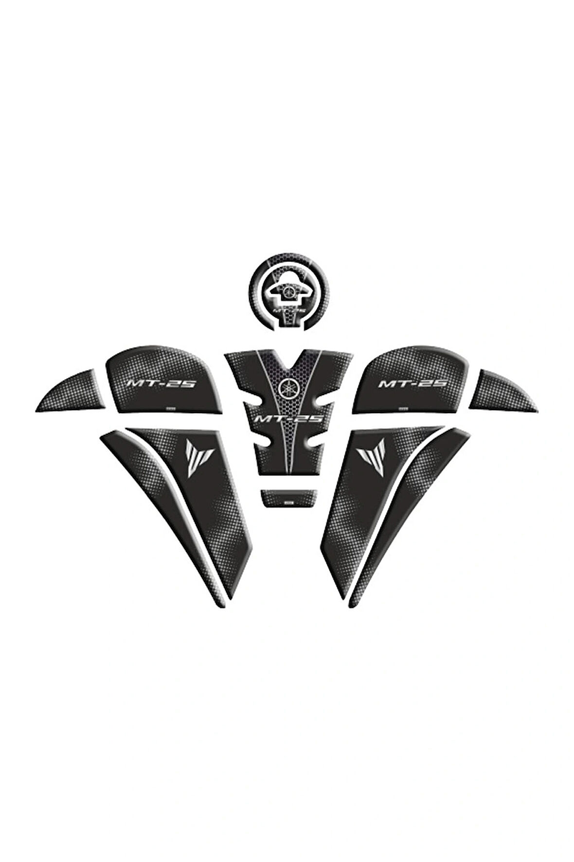 Yamaha Mt25 2020-2021 Uyumlu Tank Pad Set 006