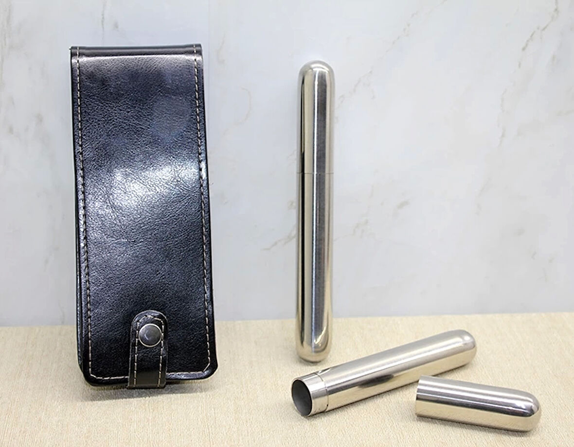 Deri Kilifli Paslanmaz Çelik Matara Alk3890