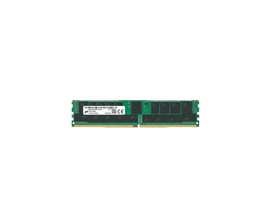 MİCRON 64GB 2RX4PC4-3200 DDR4 ECC RDIMM DDR4-25600 Sunucu Ram MTA36ASF8G72PZ-3G2E1TI