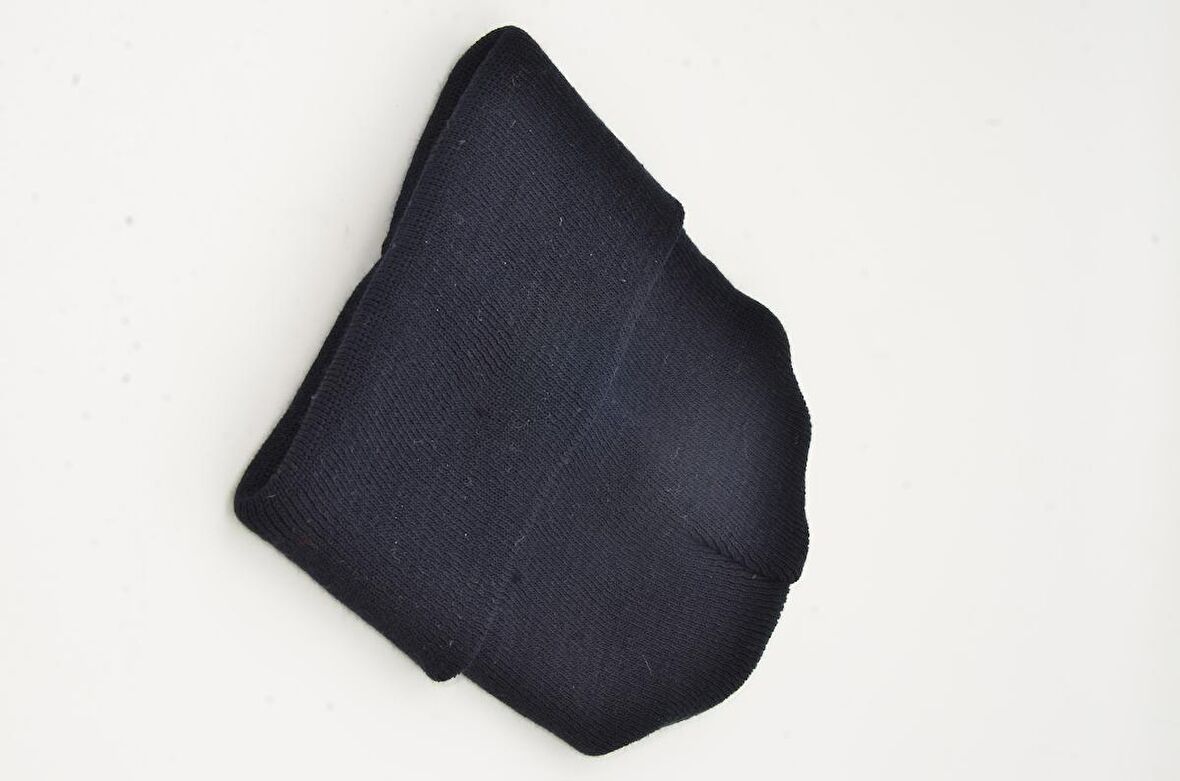 Mottomia Siyah Renk Unisex Kadın/Erkek Düz Bere