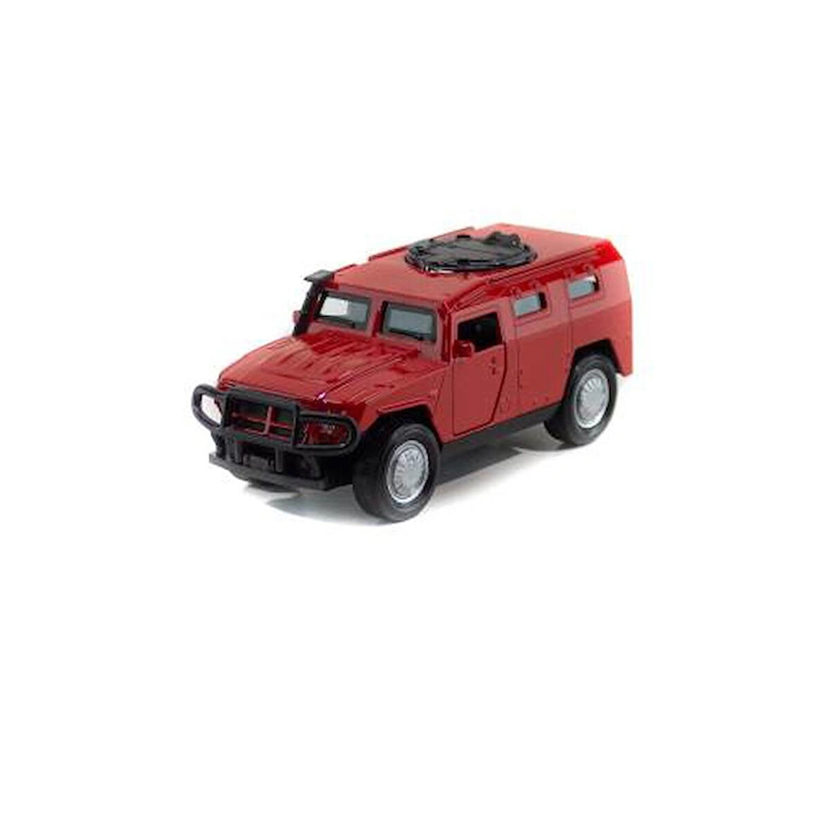 Metal Hummer Çek Bırak Model Araba Kırmızı Işıklı 12 Cm