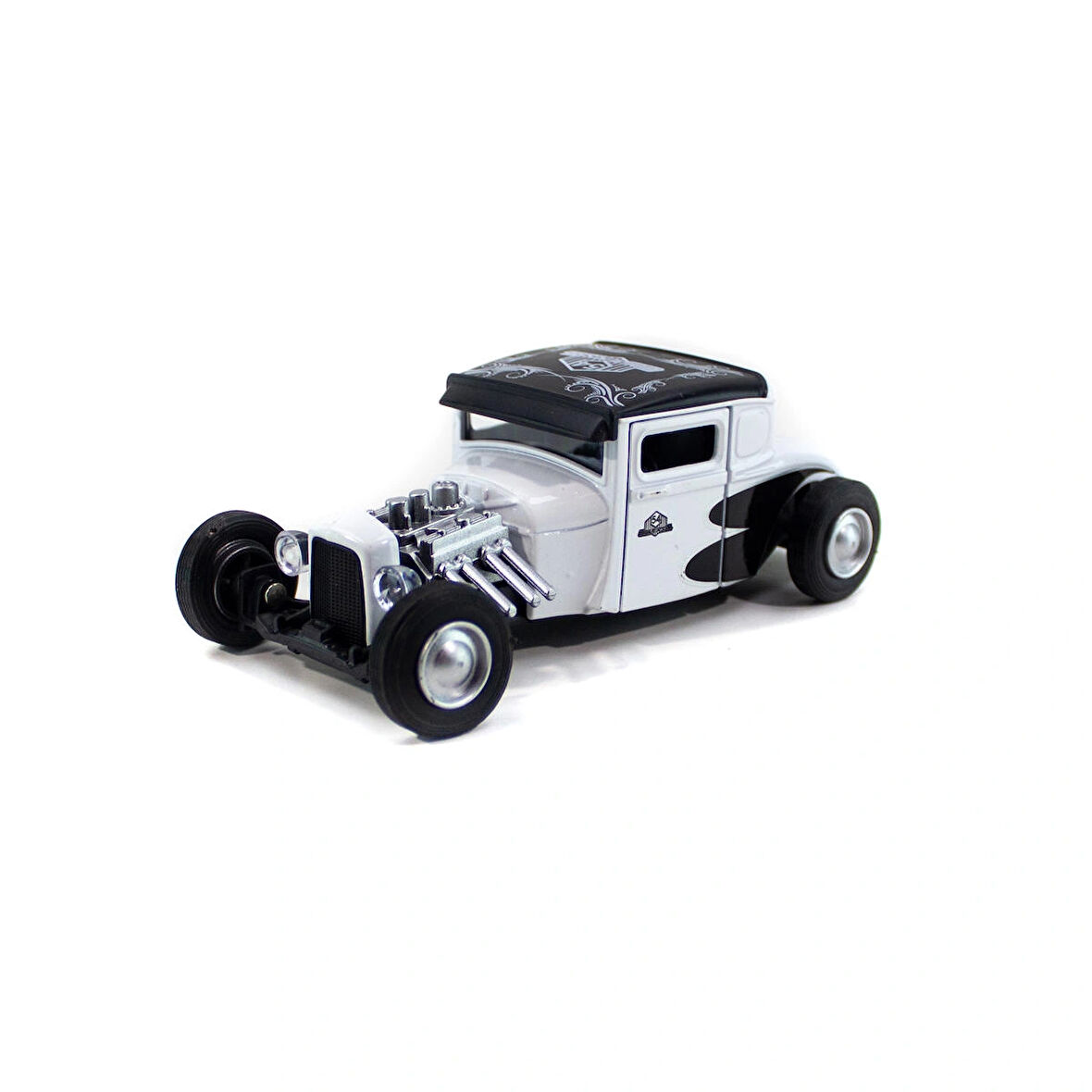 Metal Med Max Araba Çek Bırak Beyaz 12 Cm